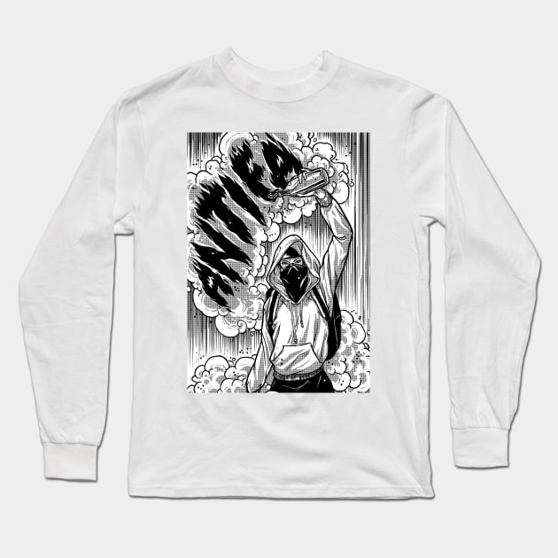 [antifa] Fight the Power Long Sleeve T-Shirt by dracoimagem